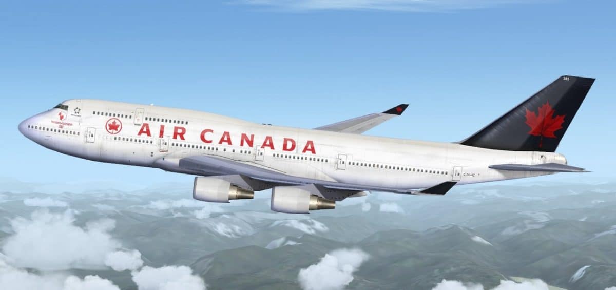 Air Canada duty free shopping