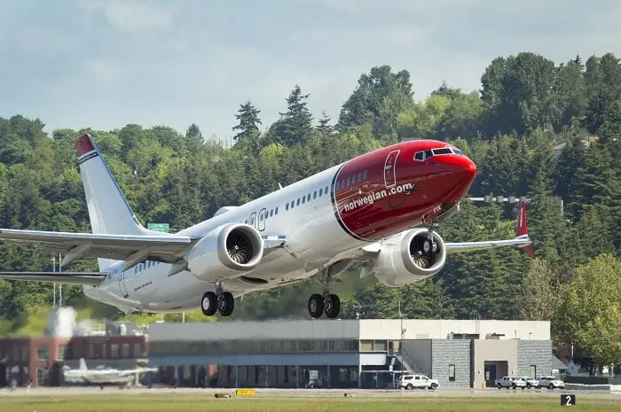 Boeing 737 Max Norwegian