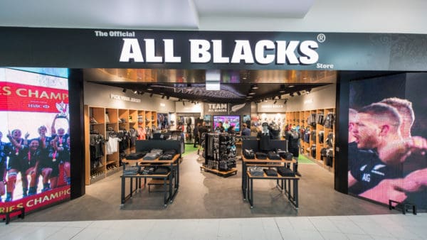 Kick-off for first official All Blacks store at Auckland Airport