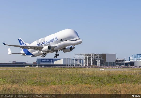 First BelugaXL Makes Maiden Flight
