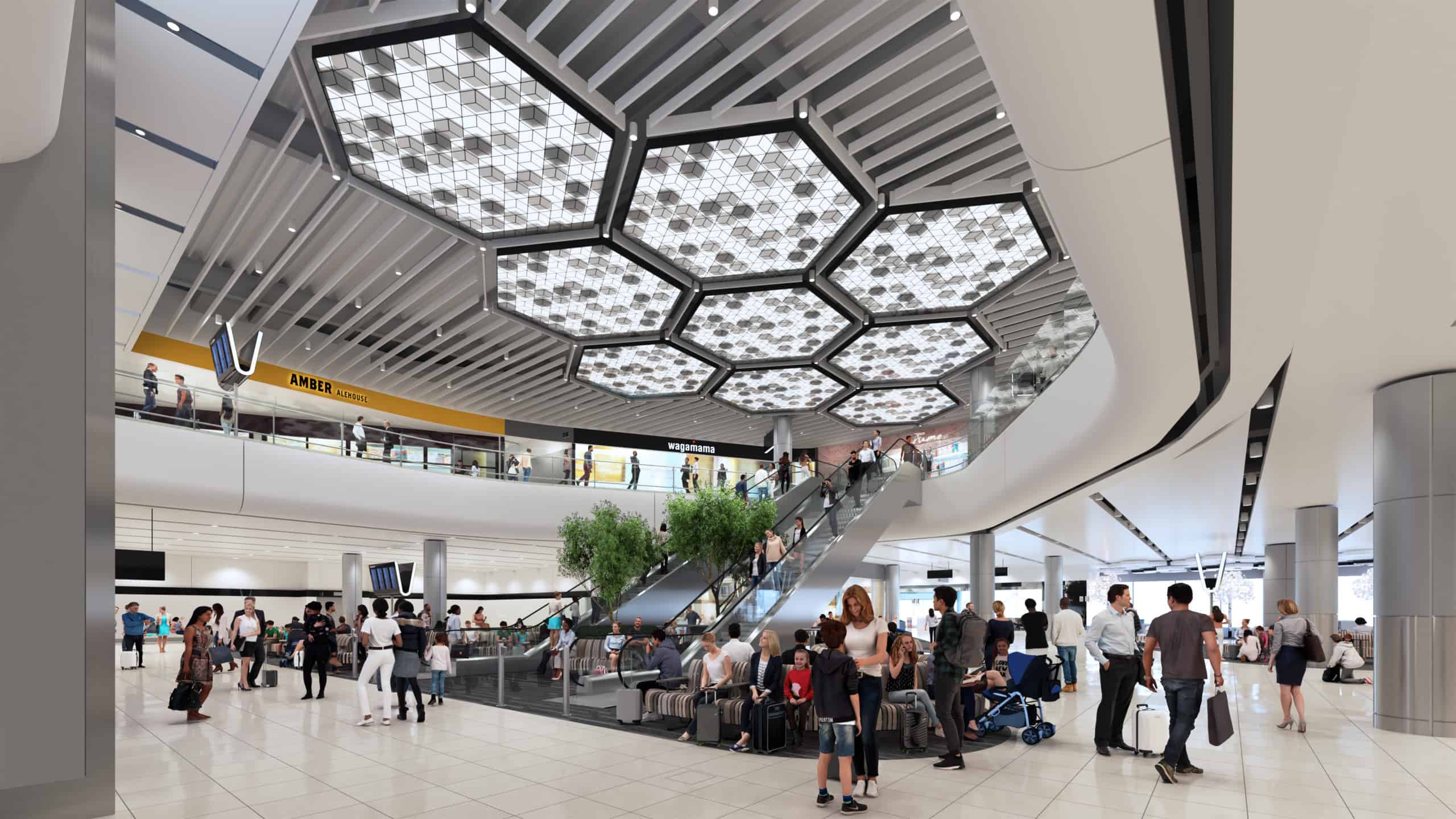 Manchester Airport offers glimpse of new stores and restaurants at transformed terminal