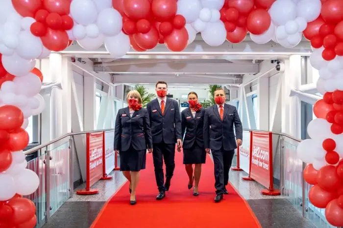 Jet2.com flies from Bristol Airport for first time